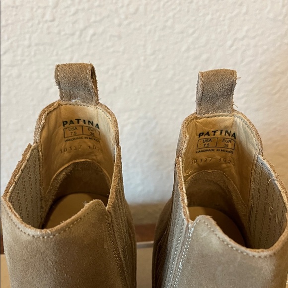 Patina / Portland Leather Dakota Western Boot - Taupe- Size 7.5 - Picture 6 of 11